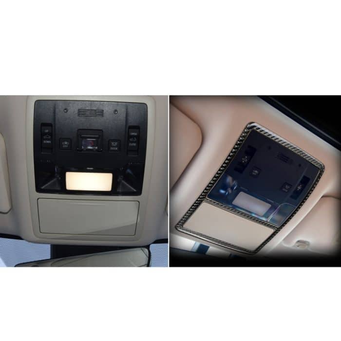 Auto Carbon Fiber Front Leselampe Dekorativer Aufkleber für Lexus RX300 / 270 / 200T / 450h 2016-2019, Links- und Rechtsantrieb Universal – Bild 5