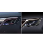 Car Carbon Fiber Vordertürgriff Ein dekorativer Aufkleber für Lexus RX300 / 270 / 200T / 450h 2016-2019, Linkslenker – Bild 5