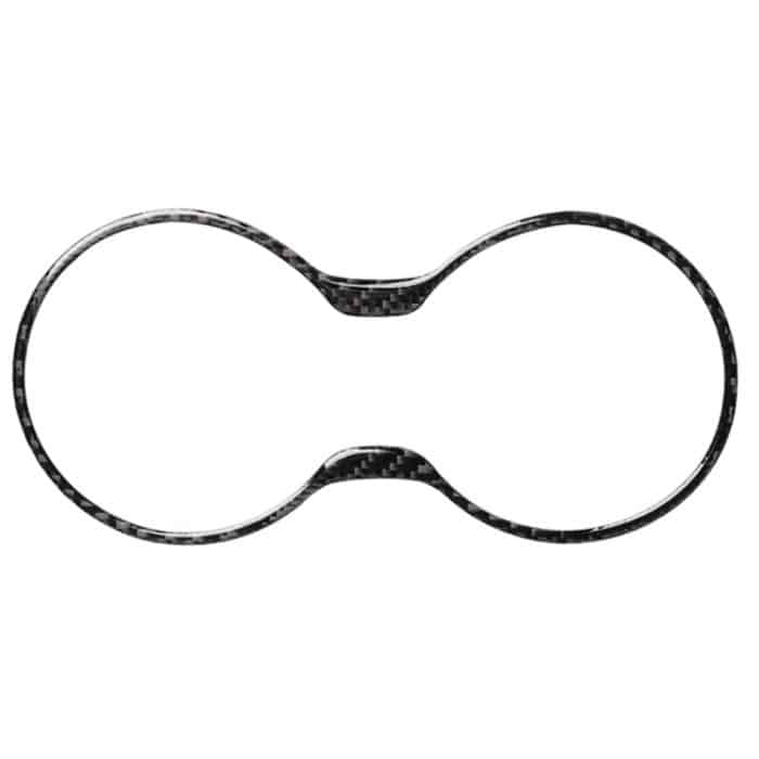 Auto Carbon Faser Wasserbecherhalter Rahmen dekorative Aufkleber für Lexus RX300 / 270 / 200T / 450h 2016-2019, Links- und Rechtsantrieb Universal – Bild 1