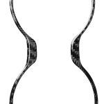 Auto Carbon Faser Wasserbecherhalter Rahmen dekorative Aufkleber für Lexus RX300 / 270 / 200T / 450h 2016-2019, Links- und Rechtsantrieb Universal – Bild 3