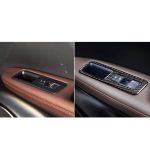 Auto Carbon Fiber Window Glass Lift Dekorativer Aufkleber für Lexus RX300 / 270 / 200T / 450h 2016-2019, Linkslenker – Bild 5