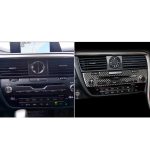 Auto Carbon Fiber CD Panel Dekorativer Aufkleber für Lexus RX300 / 270 / 200T / 450h 2016-2019, Linkslaufwerk – Bild 5