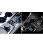 Auto Carbon Fiber Gear Panel Dekorativer Aufkleber für Lexus RX300 / 270 / 200T / 450h 2016-2019, Rechtsantrieb – Bild 5