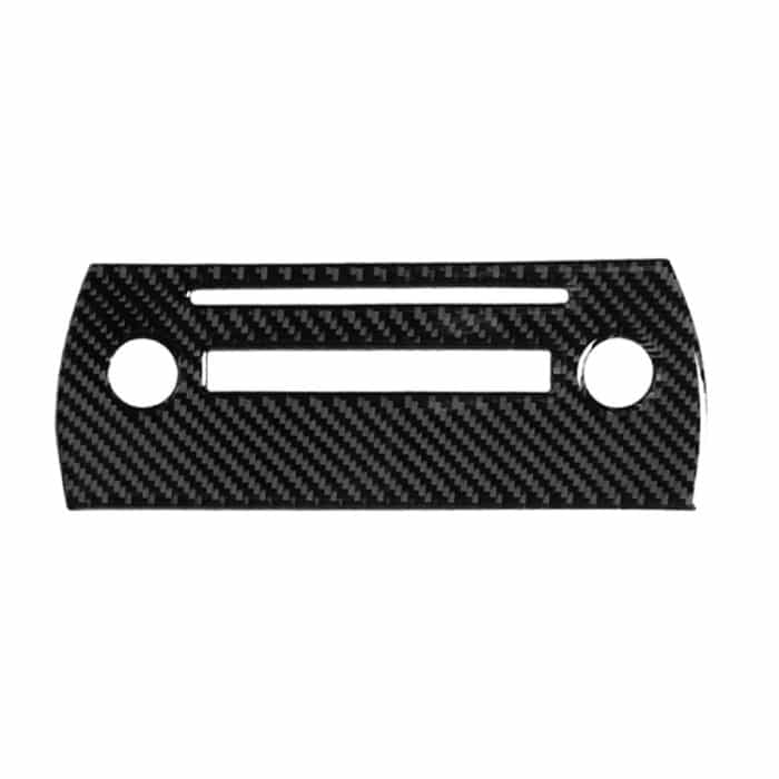 Auto Carbon Fiber CD Panel Dekorativer Aufkleber für Lexus NX200 / 200t / 300h 2014-2021, Links- und Rechtsantrieb Universal – Bild 1