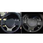 Auto Carbon Lenkradknopf Dekorativer Aufkleber für Lexus NX200 / 200t / 300h 2014-2021, Links- und Rechtsantrieb Universal – Bild 5