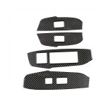 Auto Carbon Fiber Window Glass Lift Dekorativer Aufkleber für Lexus NX200 / 200t / 300h 2014-2021, Rechtslenker