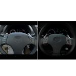 Auto Carbon Lenkradknopf B Dekorativer Aufkleber für Lexus IS250 300 350C 2006-2012, Links- und Rechtsantrieb Universal – Bild 5