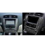 Car Carbon Fiber CD Panel Dekorativer Aufkleber für Lexus IS250 300 350C 2006-2012, Links- und Rechtsantrieb Universal – Bild 5