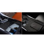 Auto Carbon Faser Wasserbecherhalter Panel dekorative Aufkleber für Lexus IS250 300 350C 2006-2012, Links- und Rechtsantrieb Universal – Bild 5