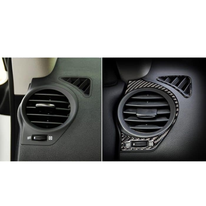 Auto Kohlefaser Kleiner linker und rechter Luftauslass Dekorativer Aufkleber für Lexus IS250 300 350C 2006-2012, rechter Antrieb – Bild 5