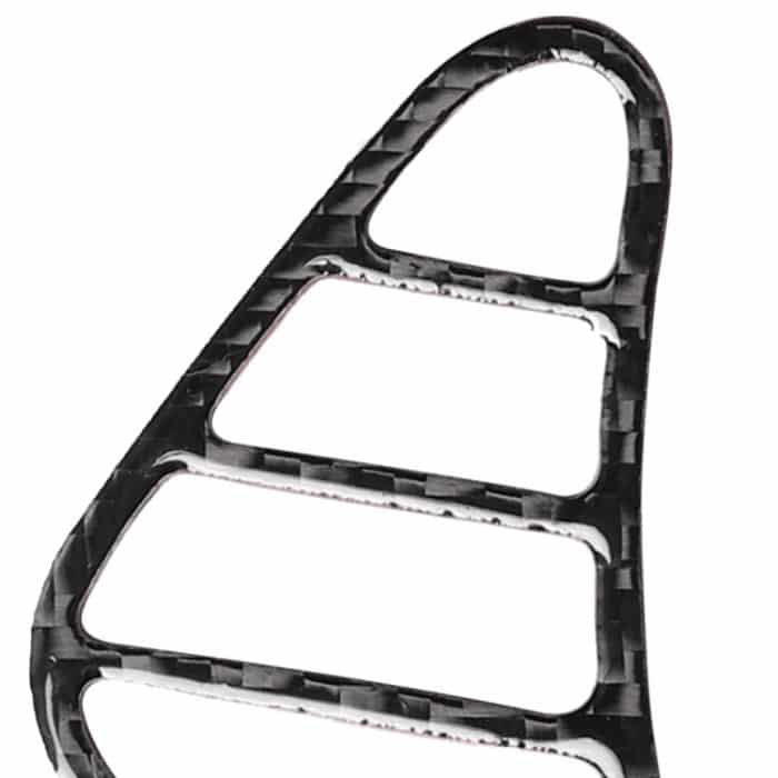 Auto Kohlefaser Kleiner linker und rechter Luftauslass Dekorativer Aufkleber für Lexus IS250 300 350C 2006-2012, Linksantrieb – Bild 3