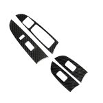 Auto Carbon Fiber Window Glass Lift Dekorativer Aufkleber für Lexus IS250 300 350C 2006-2012, Rechtslenker