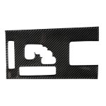 Auto Carbon Fiber Zahnräder Ein dekorativer Aufkleber für Lexus IS250 300 350C 2006-2012, Linksantrieb