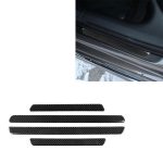 Auto Carbon Fiber Threshold Dekorativer Aufkleber für Audi A6 S6 C7 A7 S7 4G8 2012-2018, Links- und Rechtsantrieb Universal