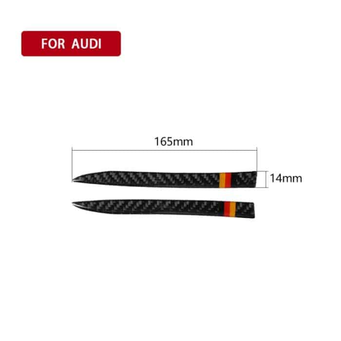 Auto Carbon Fiber Rückspiegel Antikollisionsstreifen für Audi A6 S6 C7 A7 S7 4G8 2012-2018, Links- und Rechtsantrieb Universal – Bild 6