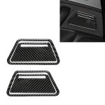 Auto Carbon Faser Aschenbecher Panel dekorative Aufkleber für Audi A6 S6 C7 A7 S7 4G8 2012-2018, Links- und Rechtsantrieb Universal