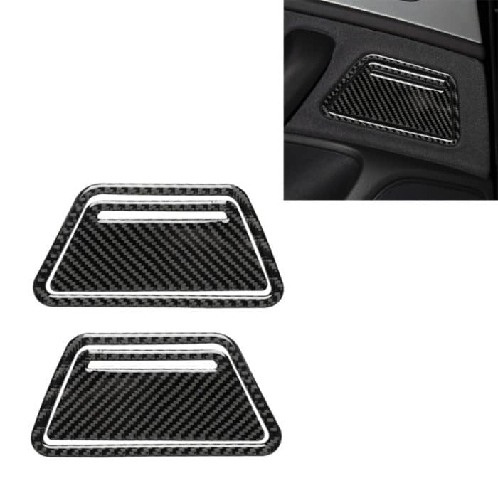 CRP8864.jpg Auto Carbon Faser Aschenbecher Panel dekorative Aufkleber für Audi A6 S6 C7 A7 S7 4G8 2012-2018, Links- und Rechtsantrieb Universal – Bild 1