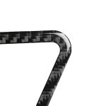 Auto Carbon Faser Aschenbecher Panel dekorative Aufkleber für Audi A6 S6 C7 A7 S7 4G8 2012-2018, Links- und Rechtsantrieb Universal – Bild 3