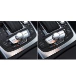Auto Carbon Faser Multimedia Panel dekorative Aufkleber für Audi A6 S6 C7 A7 S7 4G8 2012-2018, Links- und Rechtsantrieb Universal – Bild 7