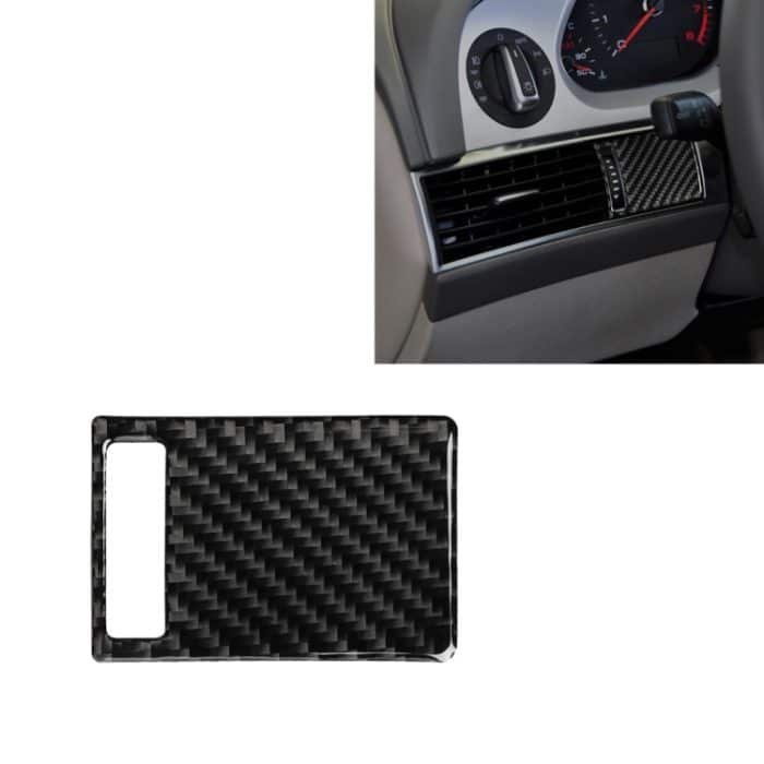 Auto Carbon Fiber Air Outlet Einstellplatte Dekorativer Aufkleber für Audi A6 2005-2011, Linksantrieb – Bild 1