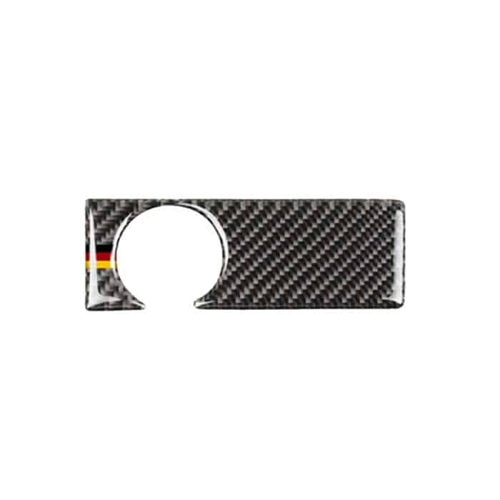 Auto Carbon Faser Deutsche Flagge Farbe Schlüsselloch Dekorativer Aufkleber für Audi A6 2005-2011, Rechtslenker – Bild 2