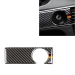 Auto Carbon Faser Deutsche Flagge Farbe Schlüsselloch Dekorativer Aufkleber für Audi A6 2005-2011, Linkslenker