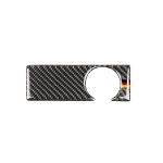 Auto Carbon Faser Deutsche Flagge Farbe Schlüsselloch Dekorativer Aufkleber für Audi A6 2005-2011, Linkslenker – Bild 2