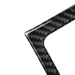 Auto Carbon Fiber Rücksitz Luftauslassverkleidung Dekorativer Aufkleber für Audi A6 2005-2011, Links- und Rechtsantrieb Universal – Bild 4