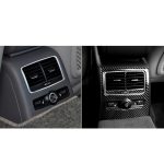 Auto Carbon Fiber Rücksitz Luftauslassverkleidung Dekorativer Aufkleber für Audi A6 2005-2011, Links- und Rechtsantrieb Universal – Bild 7