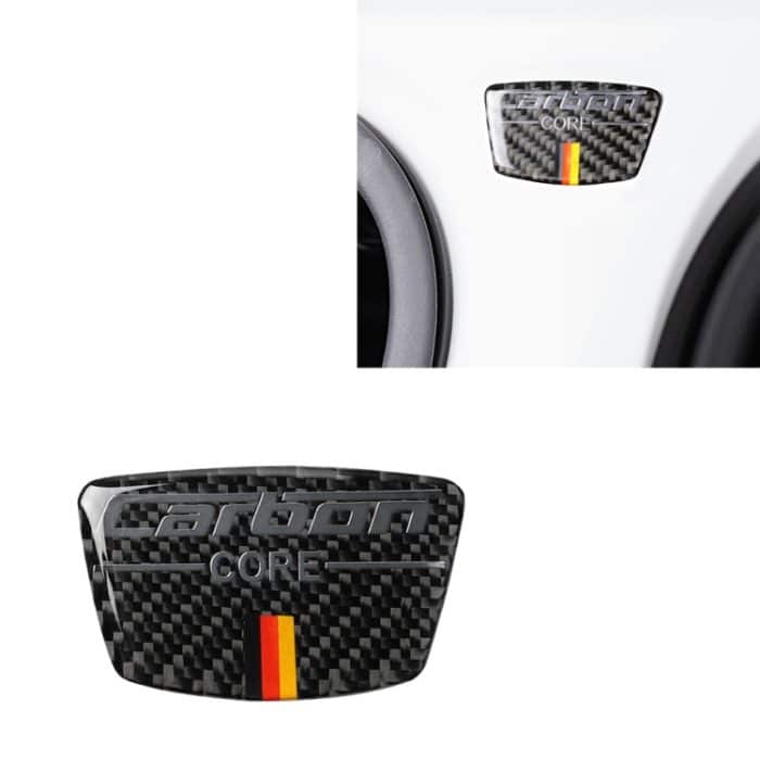 CRP8891.jpg Auto Carbon Faser Deutsche Flagge Farbe Torpfosten Dekorativer Aufkleber für Audi A6 2005-2011, Links- und Rechtsantrieb Universal – Bild 1