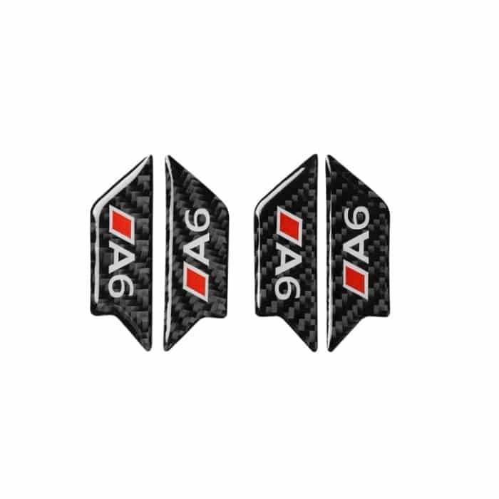Auto Carbon Fiber Türschale Anti-Kratzer-Aufkleber für Audi A6 2005-2011, Links- und Rechtsantrieb Universal – Bild 2