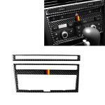 Auto Carbon Faser Deutsche Flagge Farbe Klimaanlage CD Panel Dekorativer Aufkleber für Audi A6 2005-2011, Links- und Rechtsantrieb Universal