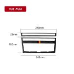 Auto Carbon Faser Deutsche Flagge Farbe Klimaanlage CD Panel Dekorativer Aufkleber für Audi A6 2005-2011, Links- und Rechtsantrieb Universal – Bild 6