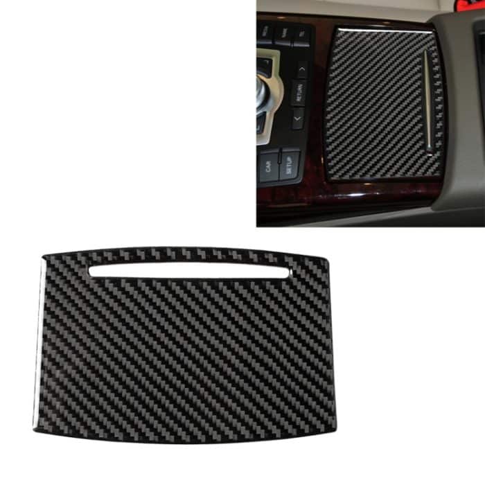 CRP8895.jpg Auto Carbon Fiber Water Cup Cover Dekorativer Aufkleber für Audi A6 2005-2011, Links- und Rechtsantrieb Universal – Bild 1
