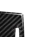 Auto Carbon Fiber Water Cup Cover Dekorativer Aufkleber für Audi A6 2005-2011, Links- und Rechtsantrieb Universal – Bild 3