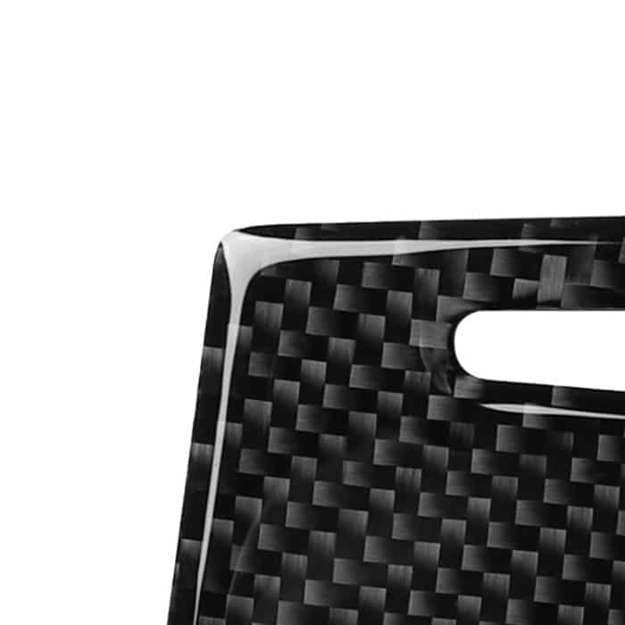 Auto Carbon Fiber Water Cup Cover Dekorativer Aufkleber für Audi A6 2005-2011, Links- und Rechtsantrieb Universal – Bild 4