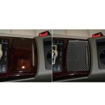 Auto Carbon Fiber Water Cup Cover Dekorativer Aufkleber für Audi A6 2005-2011, Links- und Rechtsantrieb Universal – Bild 7