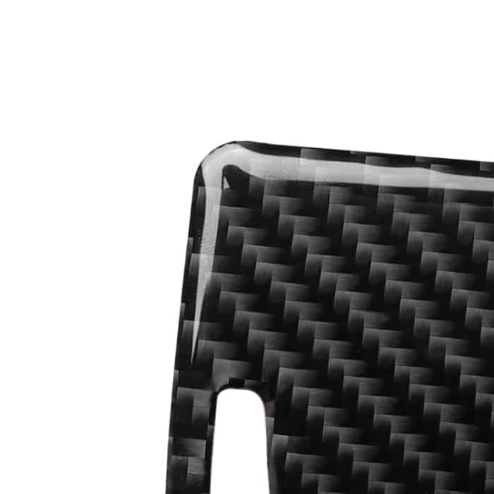 Auto Carbon Fiber Storage Cover Dekorativer Aufkleber für Audi A6 2005-2011, Linkslenker – Bild 4