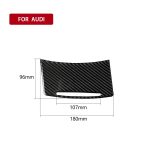 Auto Carbon Fiber Storage Cover Dekorativer Aufkleber für Audi A6 2005-2011, Linkslenker – Bild 6