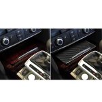 Auto Carbon Fiber Storage Cover Dekorativer Aufkleber für Audi A6 2005-2011, Linkslenker – Bild 7