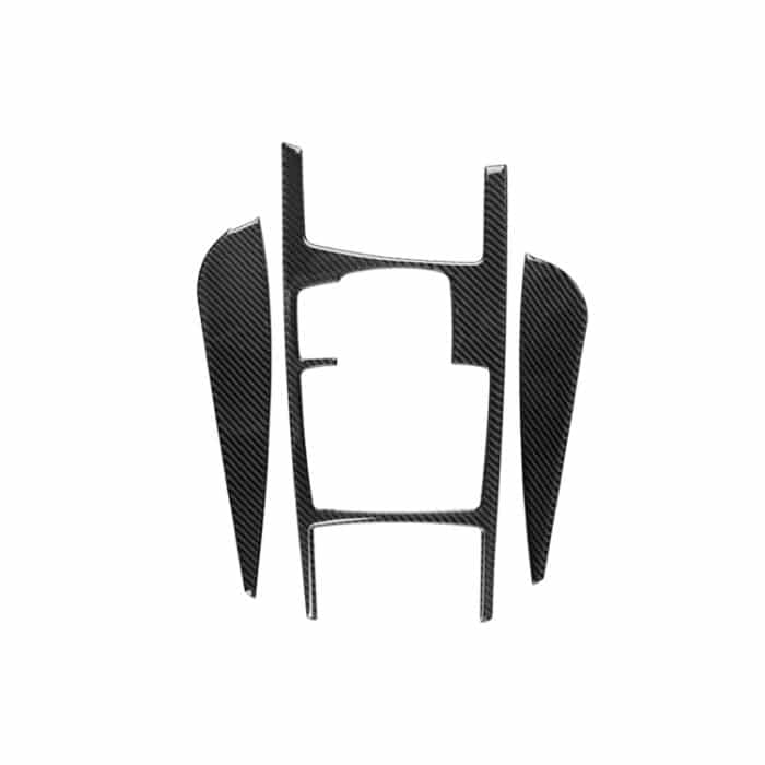 Auto Carbon Faser Schaltposition + Seitenwand dekorativer Aufkleber für Audi A6 2005-2011, Linksantrieb, niedrige Konfiguration – Bild 2