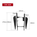 Auto Carbon Faser Schaltposition + Seitenwand dekorativer Aufkleber für Audi A6 2005-2011, Linksantrieb, niedrige Konfiguration – Bild 6