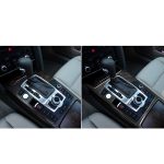 Auto Carbon Faser Schaltposition + Seitenwand dekorativer Aufkleber für Audi A6 2005-2011, Linksantrieb, niedrige Konfiguration – Bild 7