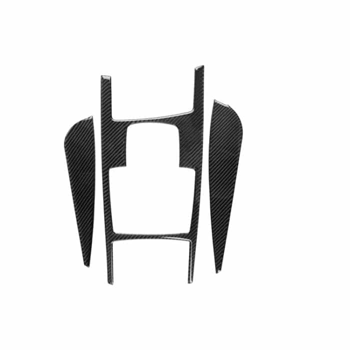 Auto Carbon Faser Schaltposition + Seitenwand dekorativer Aufkleber für Audi A6 2005-2011, Rechtsantrieb, hohe Konfiguration – Bild 2