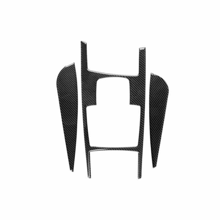 Auto Carbon Faser Schaltposition + Seitenwand dekorativer Aufkleber für Audi A6 2005-2011, Linksantrieb, hohe Konfiguration – Bild 2