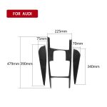 Auto Carbon Faser Schaltposition + Seitenwand dekorativer Aufkleber für Audi A6 2005-2011, Linksantrieb, hohe Konfiguration – Bild 6