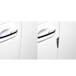 Auto Carbon Fiber German Flag Pattern Antikollisionsaufkleber für Audi TT, Links- und Rechtsantrieb Universal – Bild 7