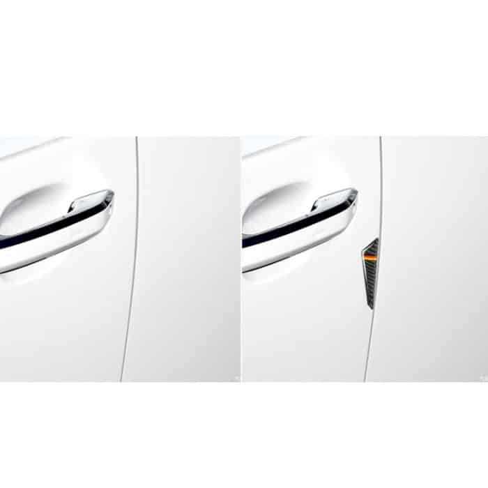 Auto Carbon Fiber German Flag Pattern Antikollisionsaufkleber für Audi TT, Links- und Rechtsantrieb Universal – Bild 7