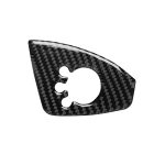 Auto Carbon Faser Türknopf Dekorativer Aufkleber für Audi TT 8n 8J MK123 TTRS 2008-2014, Linkslenker, A Style – Bild 2