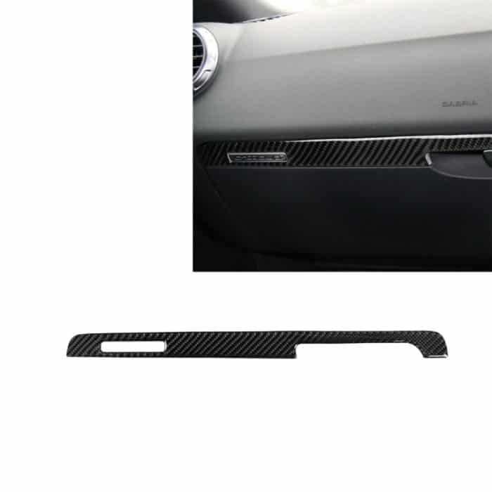 Auto Carbon Faser Beifahrersitz Dekorleiste für Audi TT 8n 8J MK123 TTRS 2008-2014, Rechtslenker – Bild 1